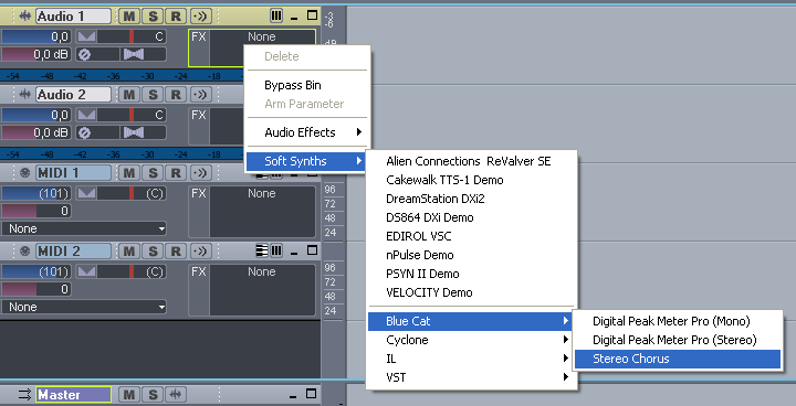 Step 01 - Insert a DXi effect